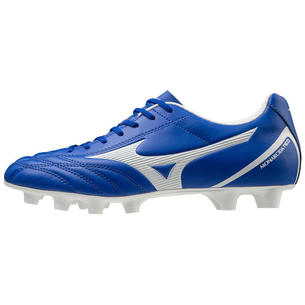 Men's Mizuno Football Boots Blue/White Monarcida Neo Select Shoes - P1GA202501